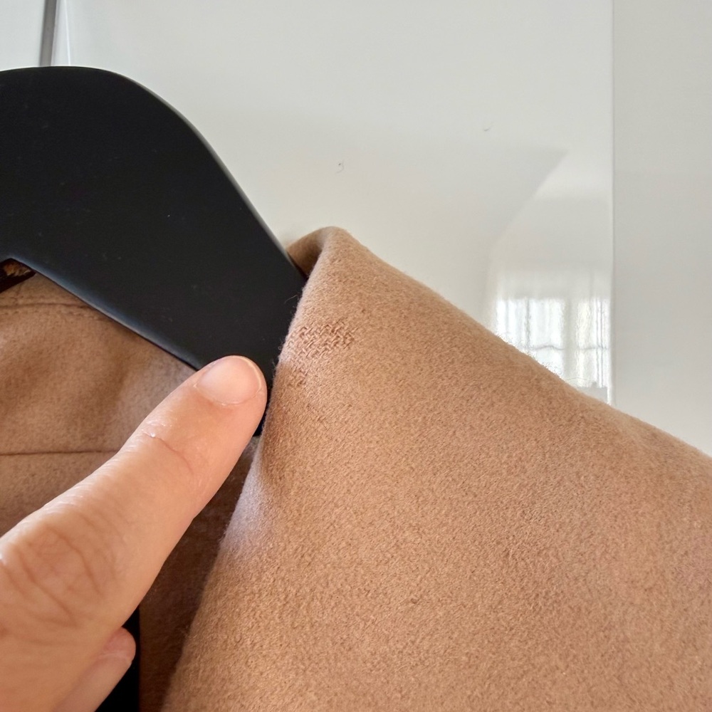 Ted Baker Wool Tan Trench Coat - Picture 9 of 9